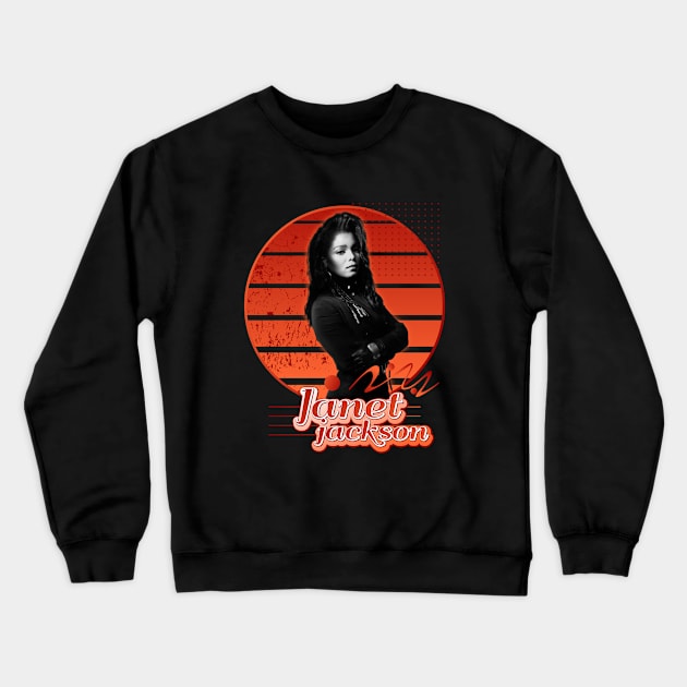 janet jackson Crewneck Sweatshirt by Nana On Here